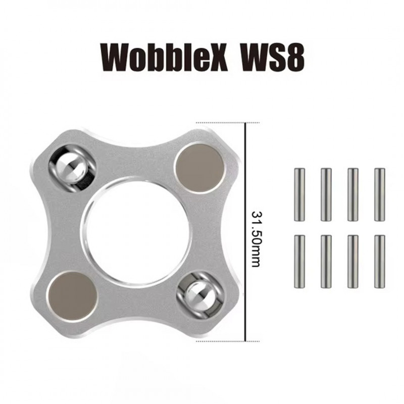 NF WobbleX WS8 Kupplung für HevORT Z-Achse T8 Trapezschrauben T8 19760021 Mellow 3D