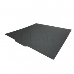 PEI surface plate with one textured side and one smooth side 125x125 mm - black in color Magnetic planes and PEI 18050513 DHM...