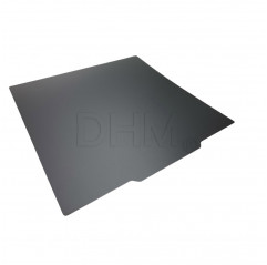 PEI surface plate with one textured side and one smooth side 125x125 mm - black in color Magnetic planes and PEI 18050513 DHM...