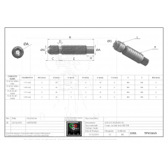 Heat Break V5 - V6 Conducido con PTFE 100303 DHM