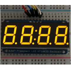 Adafruit 0.56" 4-Digit 7-Segment Display w/I2C Backpack - Blue Adafruit19040389 Adafruit