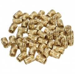 Brass threaded insert M2.5 - 2.5x4x4 mm Other 02083713 DHM