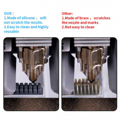 Cepillo de silicona para la limpieza de boquillas de impresoras 3D Otro 10090129 DHM