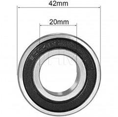 6004RS ball bearing Ball bearings 04140228 DHM