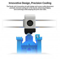 BIQU Panda Jet Cooling Fan Duct for Bambu Lab X1/P1 Hotend & Panda Revo Fans - Extruder group 19660015 Biqu