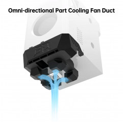 BIQU Panda Jet Cooling Fan Duct for Bambu Lab X1/P1 Hotend & Panda Revo Fans - Extruder group 19660015 Biqu