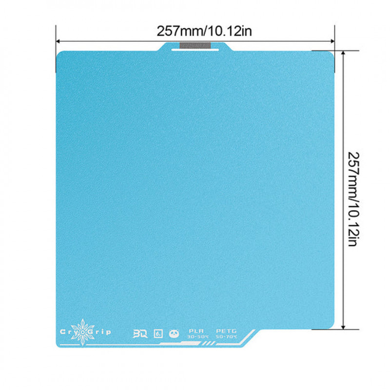 BIQU Panda BuildPlate CryoGrip Pro für Bambu X1/P1/A1 - Doppelseitige Platte Magnetische Ebenen und PEI 1966001-b Biqu