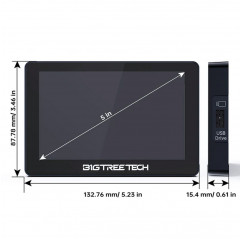 BIGTREETECH Panda Touch V1.0 - Touch Screen 5" Wireless Control - Bambu Lab X1 - P1 - A1 Printers Screens 19570076 Bigtreetech