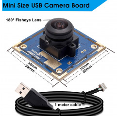 ELP USB camera module wide angle 180 degrees Tools 19900001 ELP