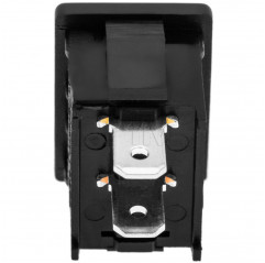 Automatic return button BLACK on/off switch Black 2 pin 6A 250V AC - 10A 125V AC On/off switches 12130252 DHM